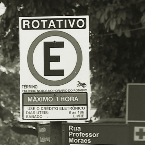 Estacionar em desacordo com a regulamentação - estacionamento rotativo ...